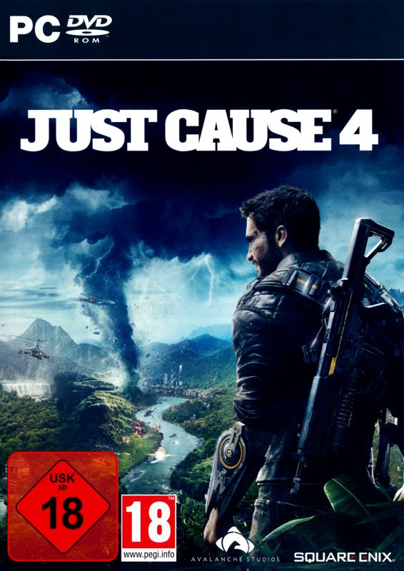 Just Cause 4 box art for Playstation 4